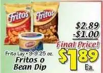 El Ahorro Fritos O Bean Dip offer