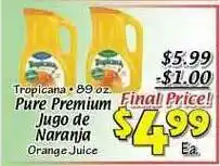 Pure Premium Jugo De Naranja