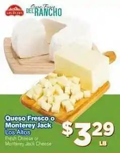 El Super Queso Fresco O Monterey Jack Los Altos offer