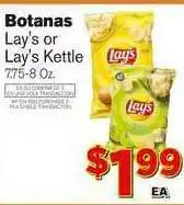 El Super Botanas Lay's Or Lay's Kettle offer