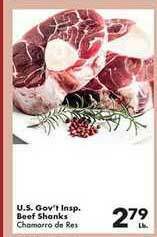 Fairplay U.s. Gov't Insp. Beef Shanks offer