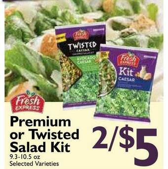 Festival Foods Premium Or Twisted Salad Kit offer