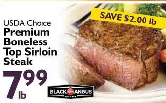 Festival Foods Premium Boneless Top Sirloin Steak offer