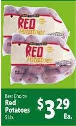 Food Giant Best Choice Red Potatoes offer