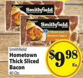 Food Giant Hometown Thick Sliced Bacon offer