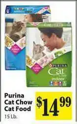 Food Giant Purina Cat Chow Cat Food offer