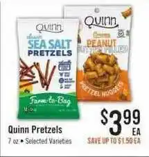 Haggen Food Quinn Pretzels offer