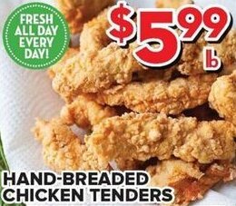 Price Cutter Hand-Breaded Chicken Tenders offer