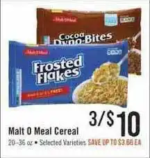 Haggen Food Malt O Meal Cereal offer