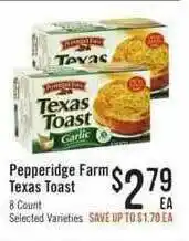 Haggen Food Pepperidge Farm Texas Toast offer