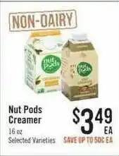 Haggen Food Nut Pods Creamer offer