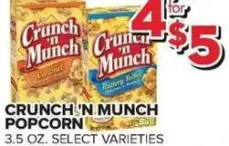 Price Cutter Crunch 'N Munch Popcorn 3.5 oz. offer