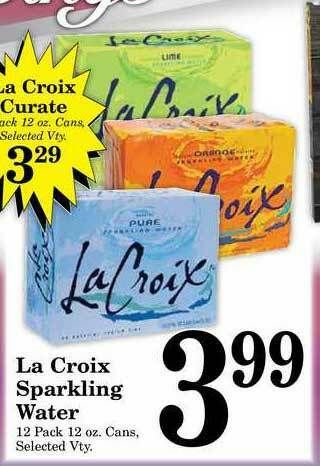 Harvest Foods La Croix Sparkling Water offer