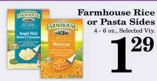 Harvest Foods Farmhouse Rice Or Pasta Sides offer