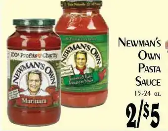 Hollywood Market Newman's Own Pasta Sauce offer