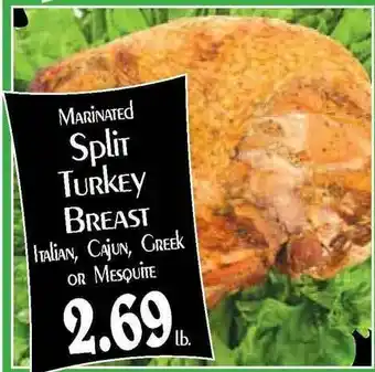 Hollywood Market Marinated Split Turkey Breast Italian, Cajun, Freek Or Mesquite offer