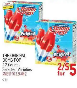 Ingles Markets The Original Bomb Pop offer