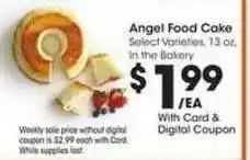 King Soopers Angel Food Cake offer