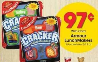 Kroger Armour Lunchmakers offer
