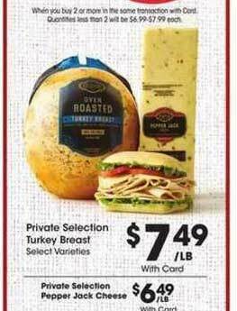 Kroger Private Selection Turkey Breast offer