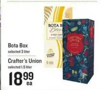 Lowes Foods Bota Box , Crafter's Union offer