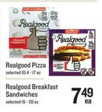 Lowes Foods Realgood Pizza , Realgood Breakfast Sandwiches offer