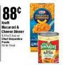 Big Y Kraft Macaroni & Cheese Dinner Or Chef Boyardee Pasta offer