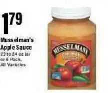 Big Y Musselman's Apple Sauce offer