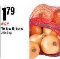 Big Y Yellow Onions offer