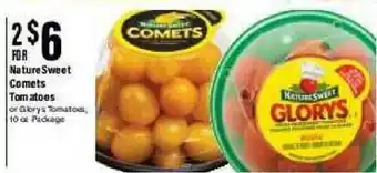 Big Y Naturesweet Comets Tomatoes offer