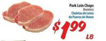 Food 4 Less Pork Loin Chops offer