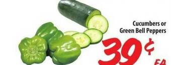 Food 4 Less Cucumbers Or Green Bell Peppers offer