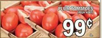 Food Bazaar Plum Tomatoes offer