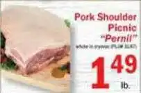 Food Bazaar Pork Shoulder Picnic offer