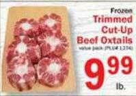 Food Bazaar Trimmed Cut-up Beef Oxtails offer