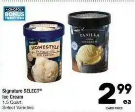 Randalls Signature Select Ice Cream offer