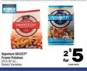 Randalls Signature Select Frozen Potatoes offer
