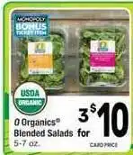 Randalls O Organics Blended Salads offer