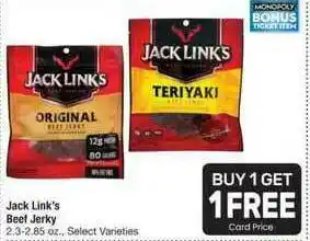 Tom Thumb Jack Link's Beef Jerky offer