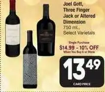 Tom Thumb Joel Gott, Jack Or Altered Dimension offer