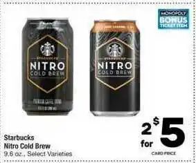 Tom Thumb Starbucks Nitro Cold Brew offer