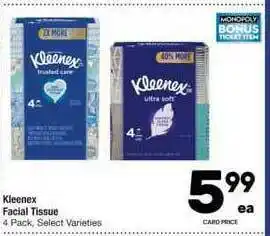 Tom Thumb Kleenex Facial Tissue offer