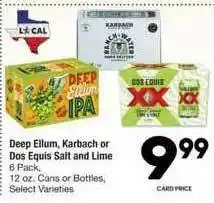 Tom Thumb Deep Ellum, Karbach Or Dos Equis Salt And Lime offer