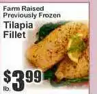 Food Universe Tilapia Fillet offer