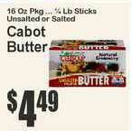 Food Universe Cabot Butter offer