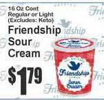 Food Universe Friendship Sour Cream offer
