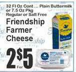 Food Universe Friendship Farmer Cheese offer