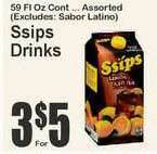 Food Universe Ssips Drinks offer