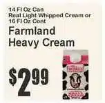 Food Universe Farmland Heavy Cream offer