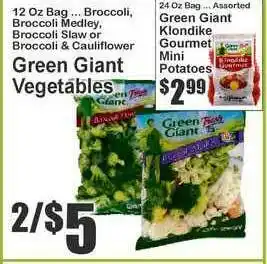 Food Universe Green Giant Vegetables , Green Giant Klondike Gourmet Mini Potatoes offer